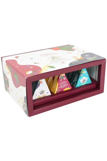 Kolekcja herbatek świątecznych piramidki Wellness - 3 smaki