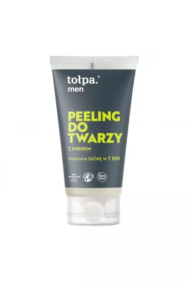 Men peeling do twarzy z imbirem