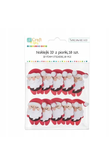 Naklejki piankowe 3D Mikołaje