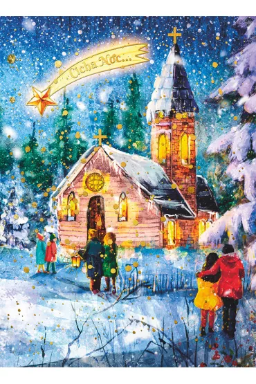 Karnet B6 Boże Narodzenie Pasterka