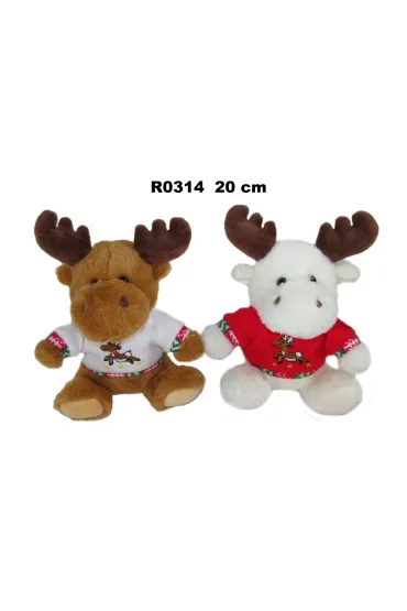 Łoś Renifer świąteczny 20cm MIX