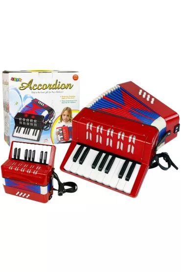 Akordeon czerwony