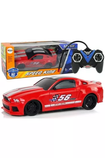 Auto sportowe 1:24 zdalnie sterowane czerwone