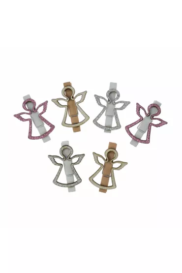 Klamerki z aniołkami