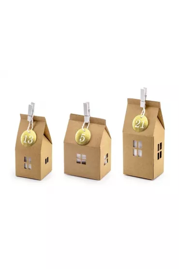 Kalendarz adwentowy Domki