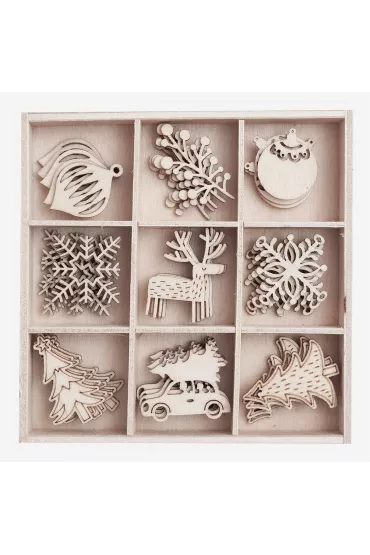 Kształty z drewna Święta
