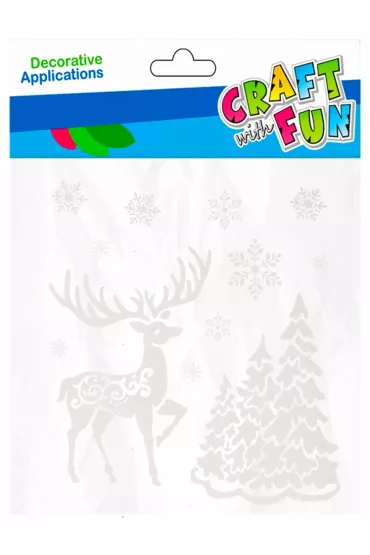 Naklejki na szybę Boże Narodzenie Renifer