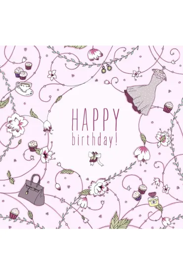 Karnet Swarovski kwadrat