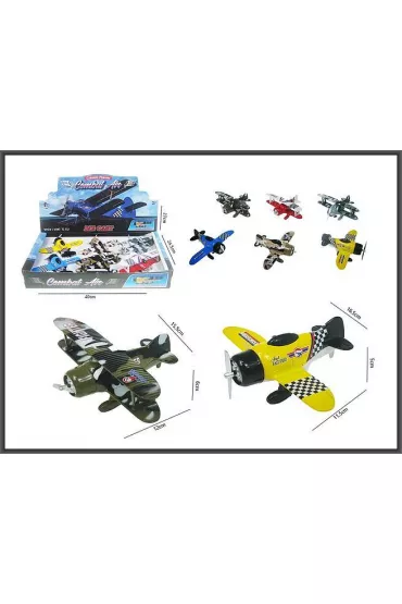 Samolot metalowy z napędem 6-rodzajów