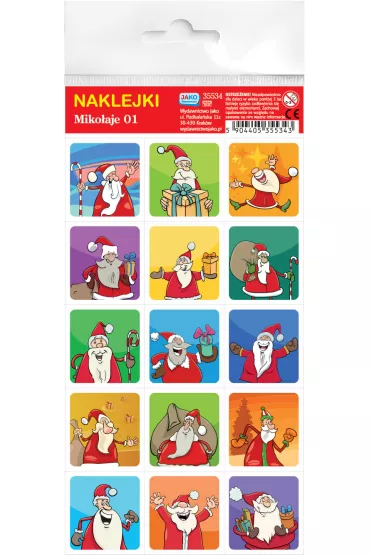 Naklejki Mikołaje
