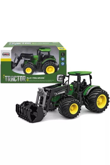 Traktor 1:24 zielony