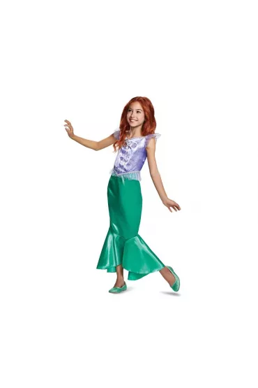 Strój Ariel Classic - Mała Syrenka rozm.M 7-8 lat