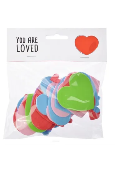 Naklejki serca piankowe