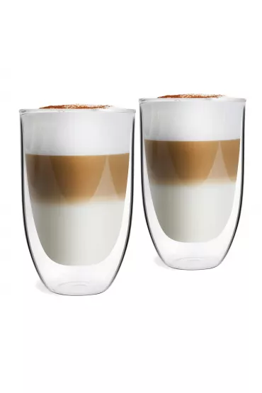 Zestaw szklanek termicznych wysokich z podwójną ścianką Amo 27831