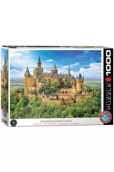 Puzzle 1000 el. Niemcy, Widok na zamek Hohenzollern
