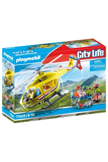 Playmobil City Life Helikopter ratunkowy 71203