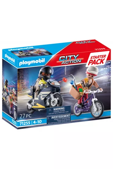 Playmobil City Action Starter Pack Jednostka specjalna ze złodziejem biżuterii 71255