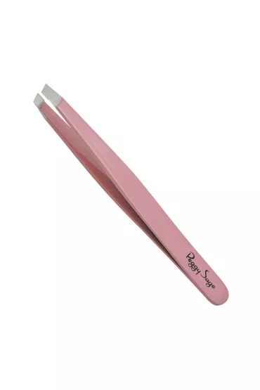 Profesjonalna skośna pęseta Różowa