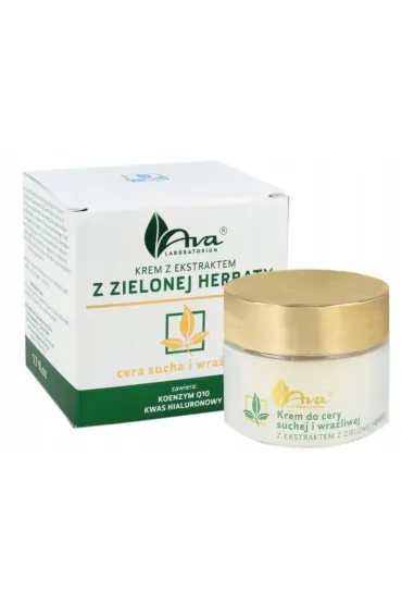 Krem do cery suchej i wrażliwej Zielona Herbata