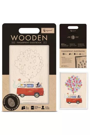 Księga gości weselnych na odciski palców Ślub