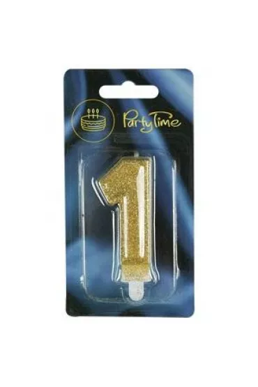 Świeczka premium 1 złota