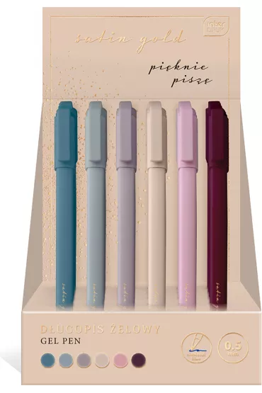 Długopis żelowy Satin Gold