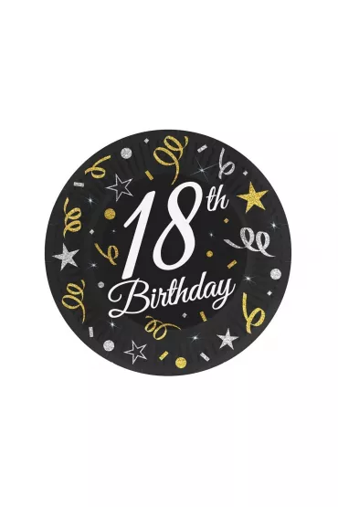 Talerzyki papierowe B&C 18cm 6 szt