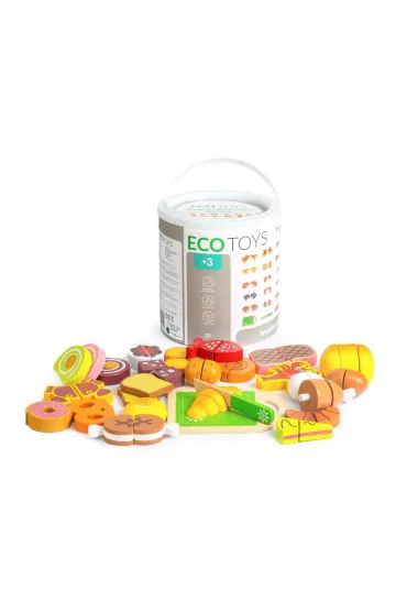 Drewniane jedzenie artykuły spożywcze do krojenia