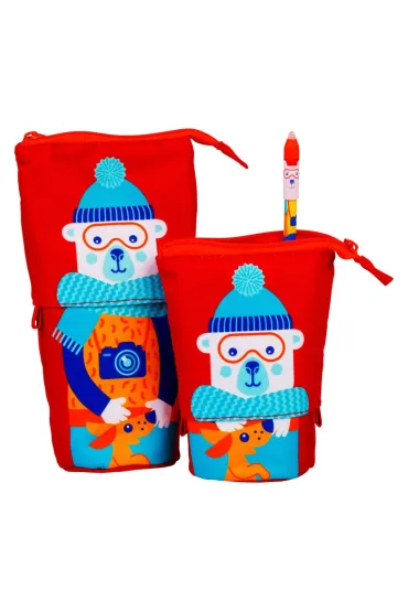 Piórnik saszetka wysuwana, Cool Gang - Driver, czerwony