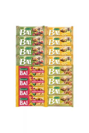 Ba! Baton zbożowy - mix smaków Zestaw