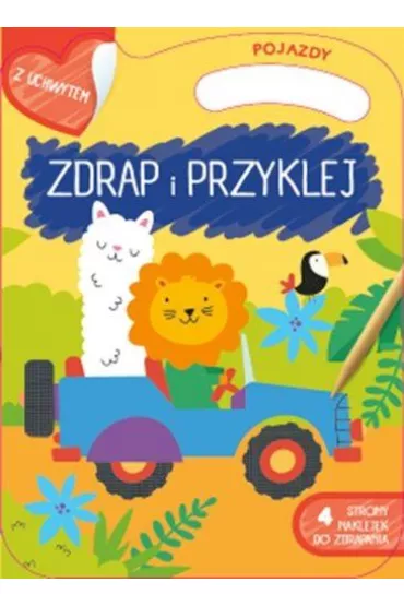 Zdrapywanki z rączką. Pojazdy