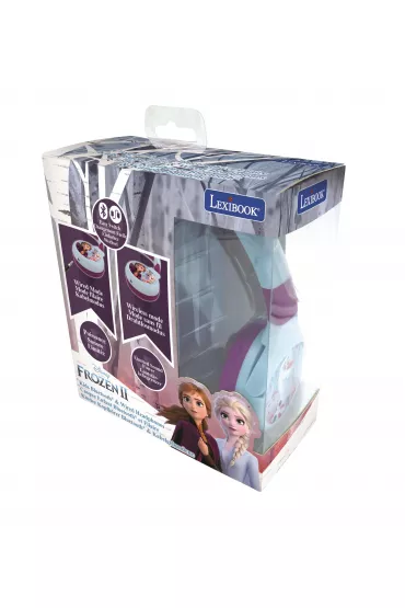 Składane słuchawki Frozen 2 w 1 Bluetooth i przewodowe z zabezpieczeniem głośności dla dzieci HPBT010FZ