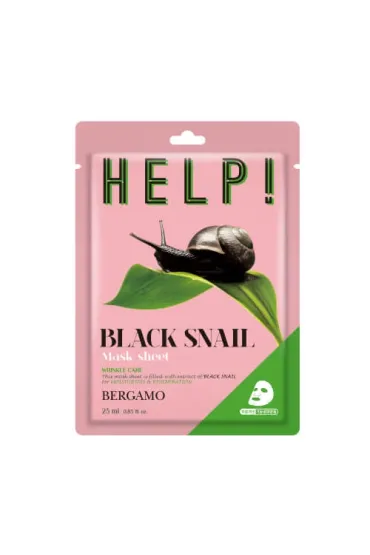 Maska do twarzy z Black Snail