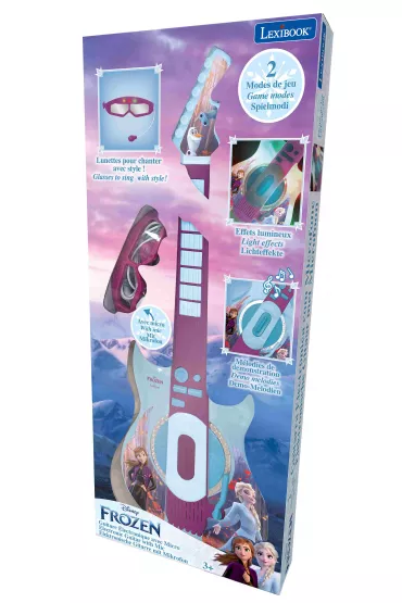 Gitara elektroniczna Disney Frozen z okularami i mikrofonem K260FZ