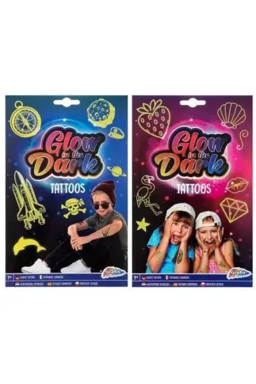 Tatuaże świecące w ciemnosci 2 wzory