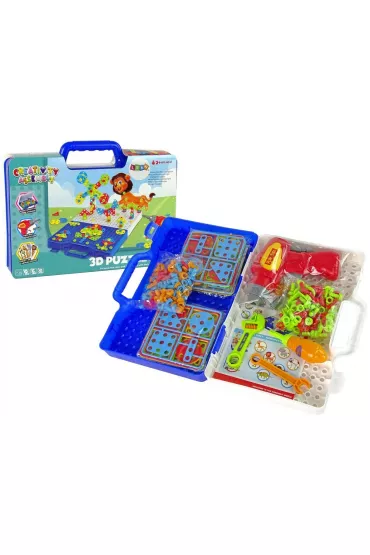 Puzzle 3D wkrętarka w teczce