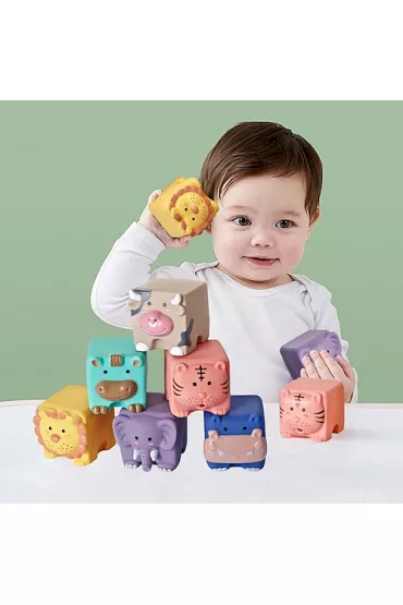  Miękkie klocki sensoryczne 6 szt.