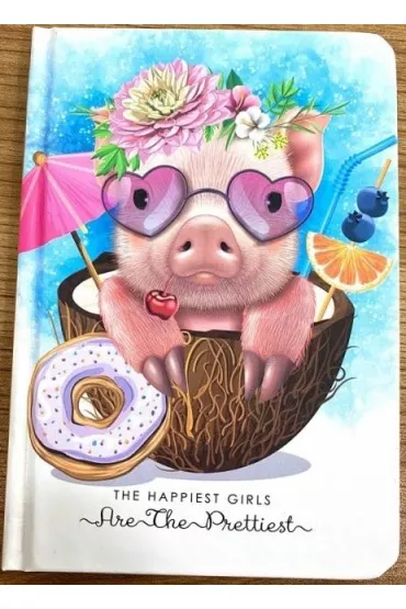 Notatnik ozdobny A6 Świnka