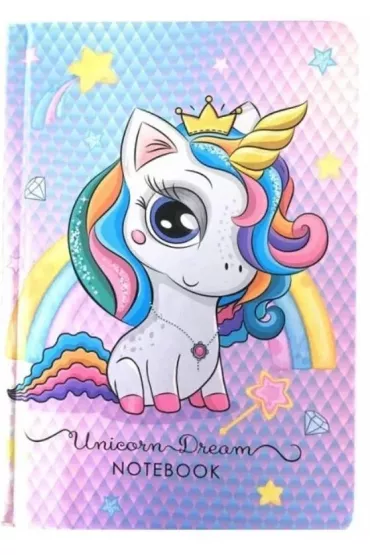 Notatnik ozdobny A6 Jednorożec