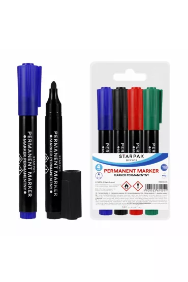 Marker permanentny okrągły w etui