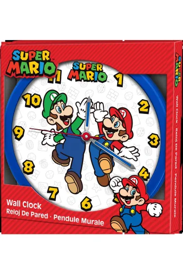 Zegar ścienny Super Mario 25 cm GSM3063