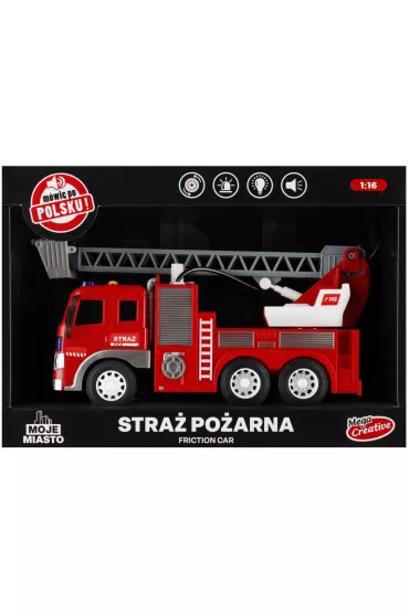 Auto Straż Pożarna woda Moje Miasto MEGA CREATIVE 522121