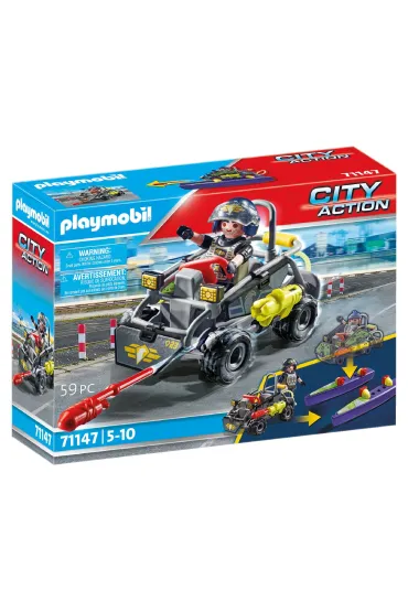 Playmobil City Action Quad terenowy jednostki specjalnej 71147