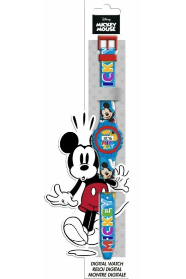 Zegarek cyfrowy KE02 ECO Mickey Mouse (bez plastikowego opakowania) MK4164 Kids Euroswan