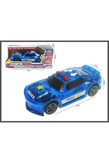 Auto policja z napędem światłem i dźwiękiem 20cm