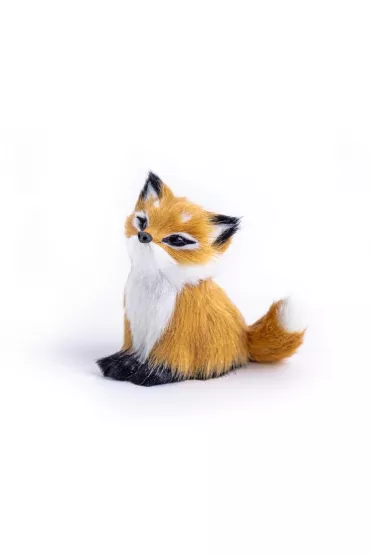 Lisek deko jasny brąz 7cm