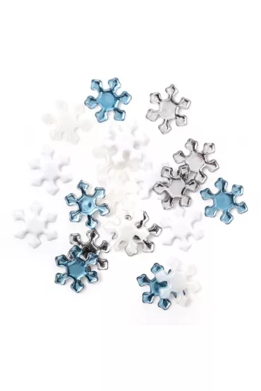 Kryształki dekoracyjne śnieżynki
