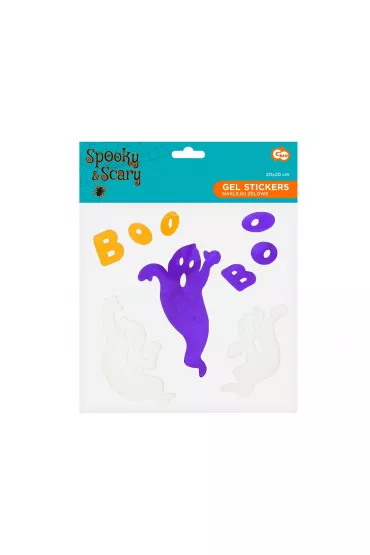 Naklejki żelowe Duszki BOO