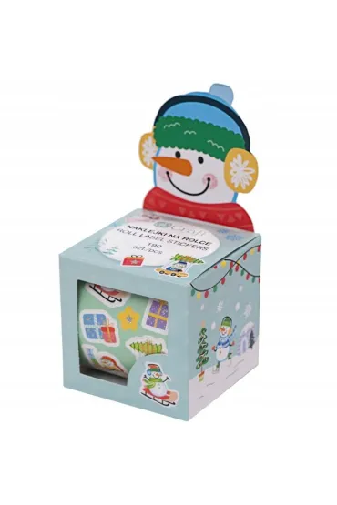 Naklejki na rolce bałwanki