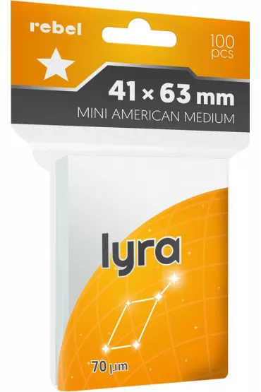 Koszulki na karty "Mini American Medium" Lyra